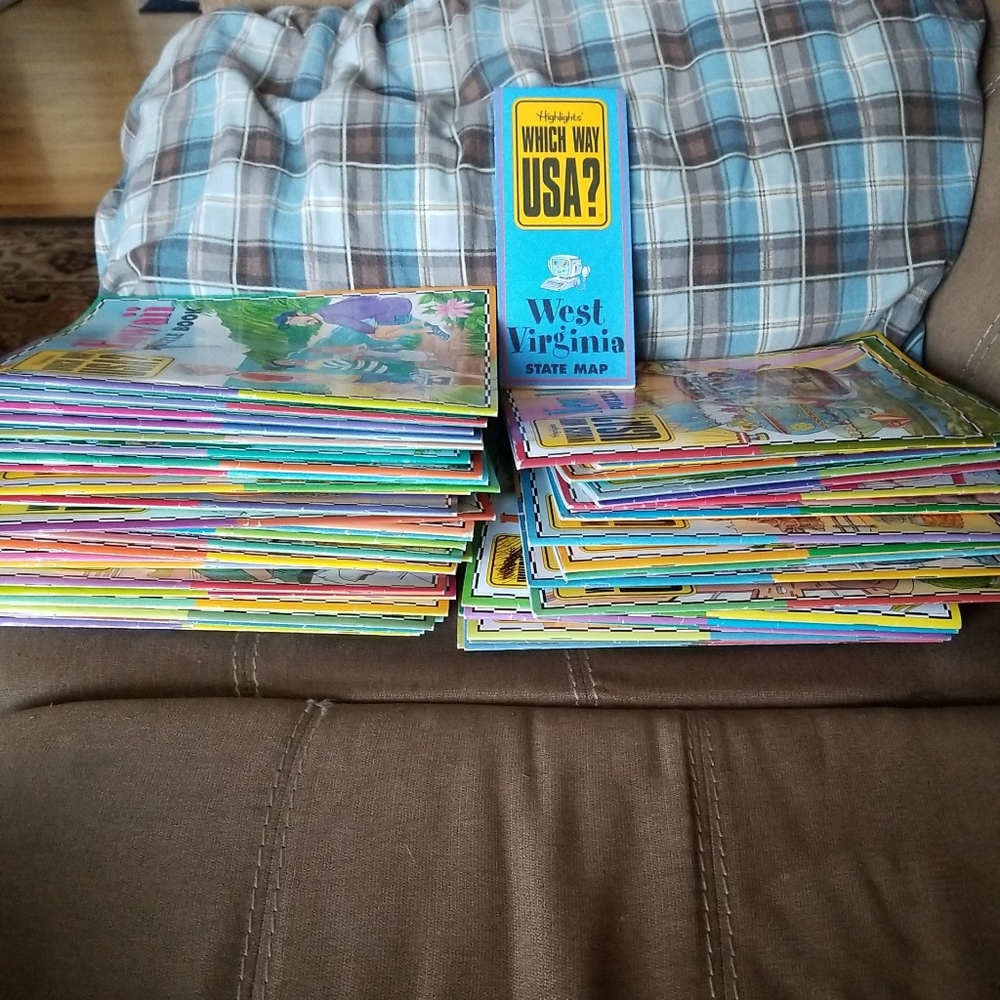 46 Highlights Which Way USA - puzzle Books and Maps see description